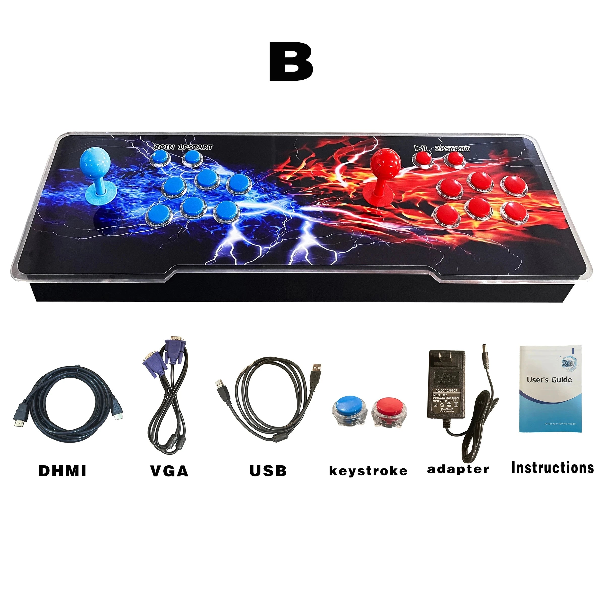 26800 in 1 Retro Classic Video Game Console for Bartop Game Stick 4k with pandora Arcade Game Console