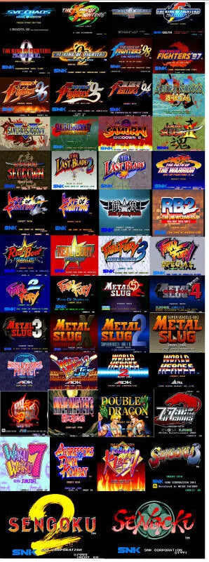SNK NEO GEO X GOLD Limited special latest handheld game card sets vol1, containing 50 games!