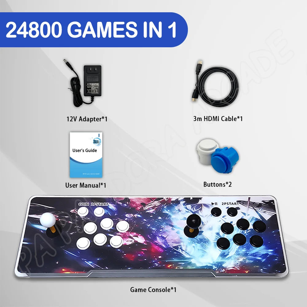 Pandora SAGA EX 3D WIFI 88s Box 36800 in 1 Save Function Multiplayer Joysticks Arcade Console Retro Video Game