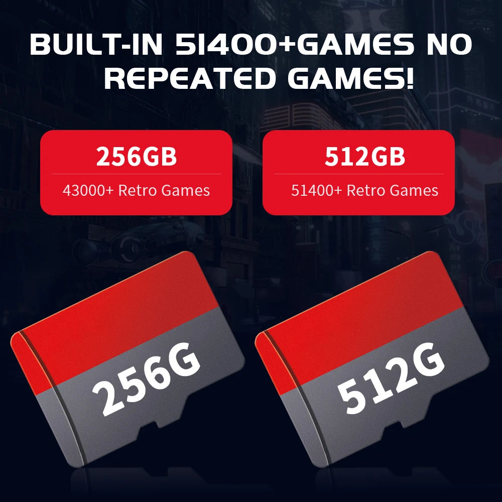 Batocera 39 Pro 512GB Retro Game Card – 51,400+ Games