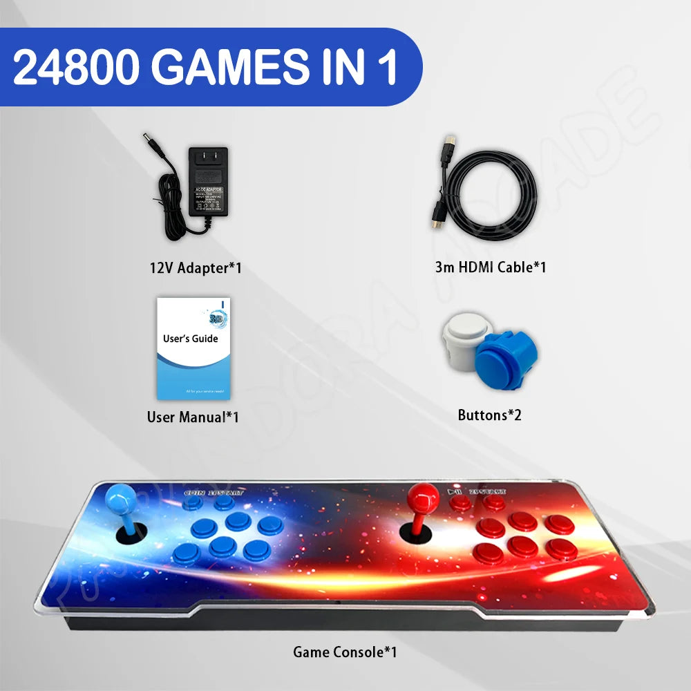 Pandora SAGA EX 3D WIFI 88s Box 36800 in 1 Save Function Multiplayer Joysticks Arcade Console Retro Video Game