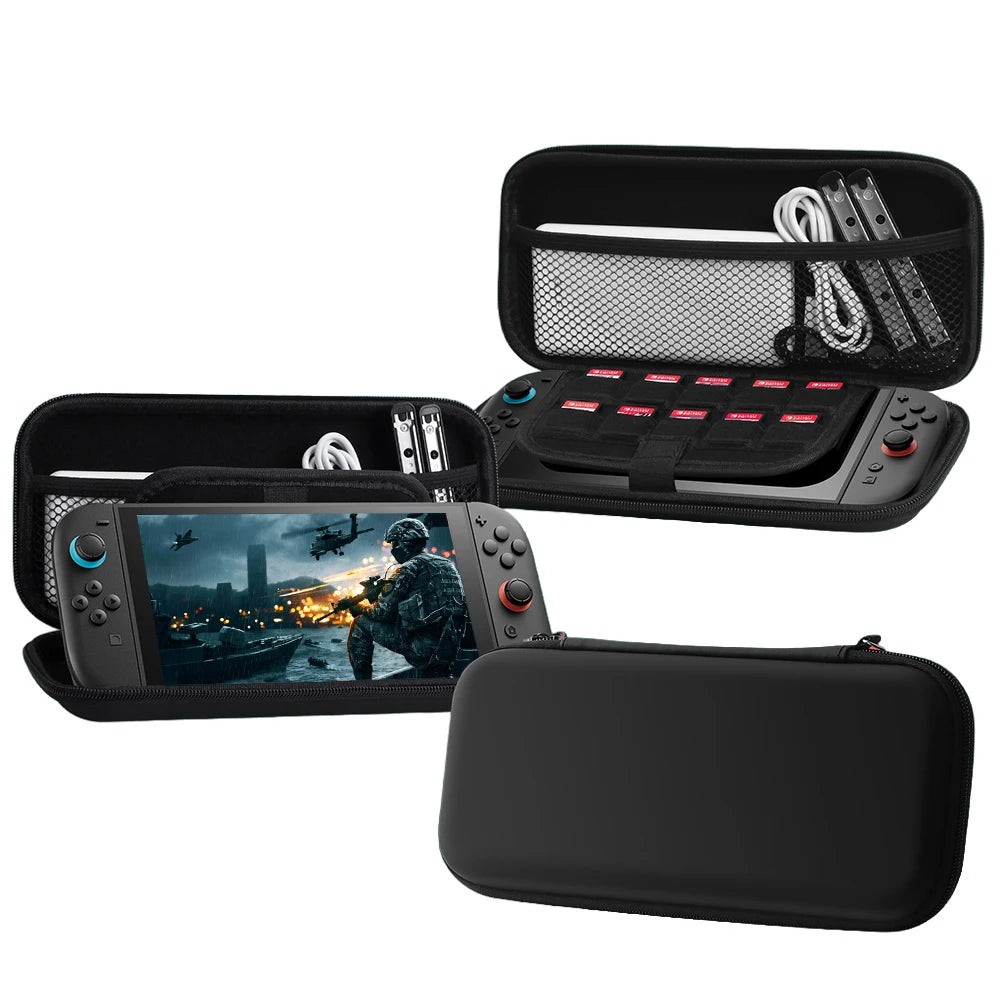 Hard-Shell Carrying Case for Switch 2 – Shockproof Travel Bag