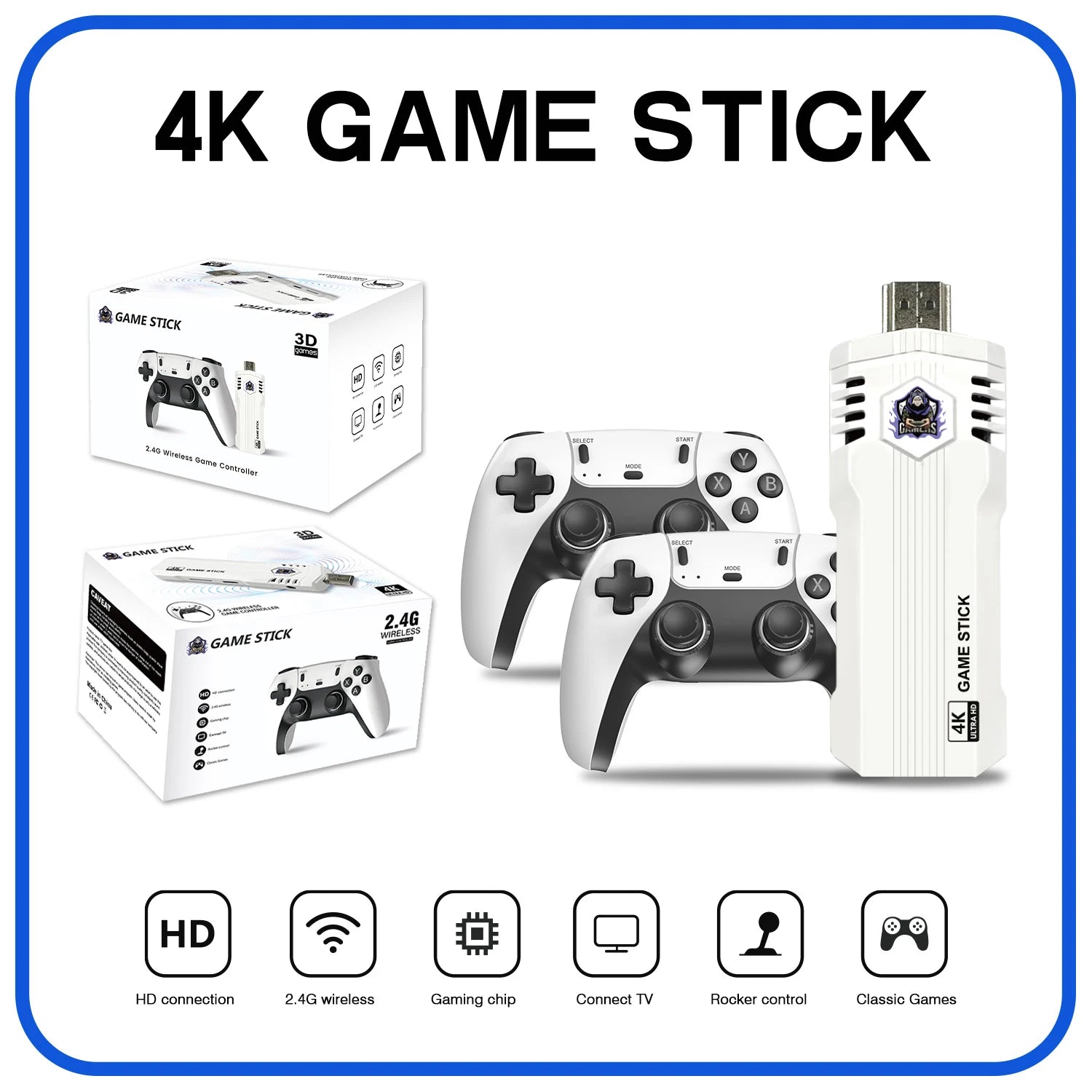 New X2L 40000 Game GD10 Pro 4K Game Player 3D HD Retro Video Game Console Wireless Controller TV 50 Emulator For Kids Gifts