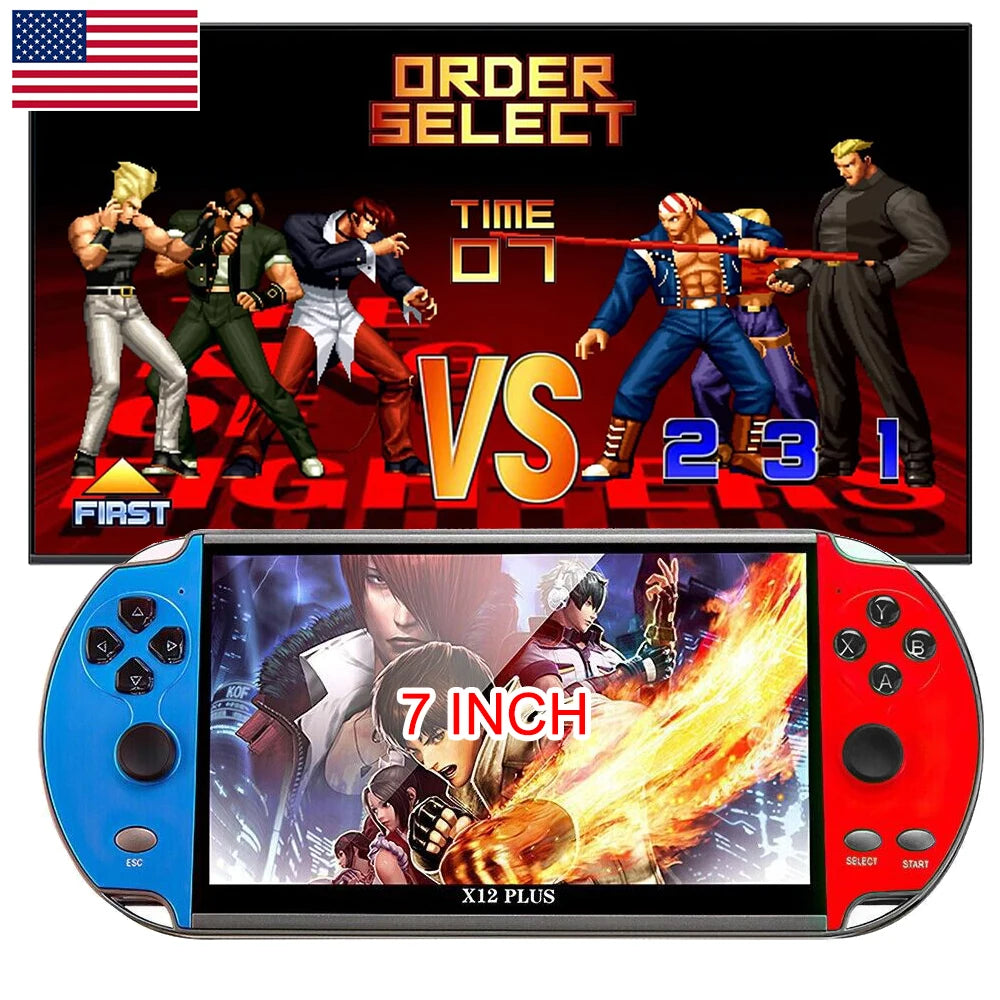Plus 7.1" HD Handheld-Game Console – 10,000+  Classic Games