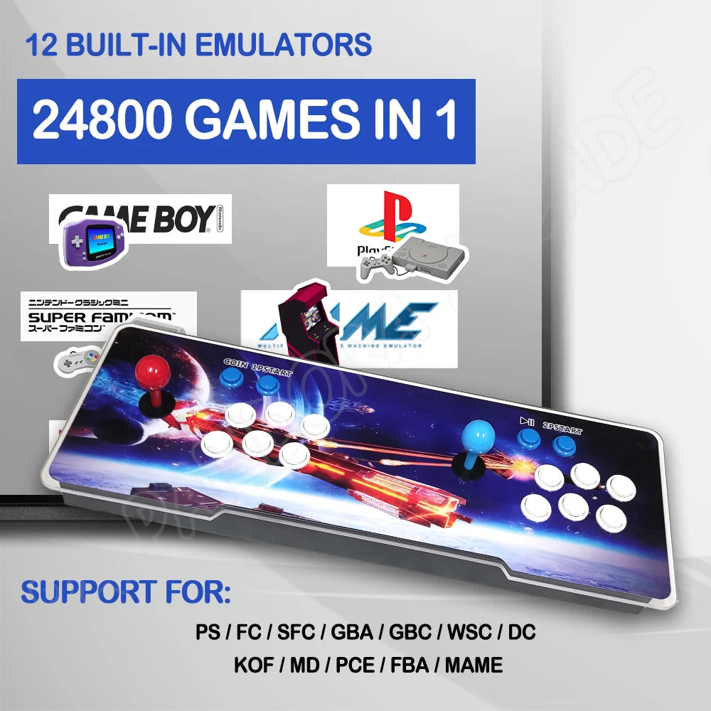 Pandora SAGA EX 3D WIFI 88s Box 36800 in 1 Save Function Multiplayer Joysticks Arcade Console Retro Video Game