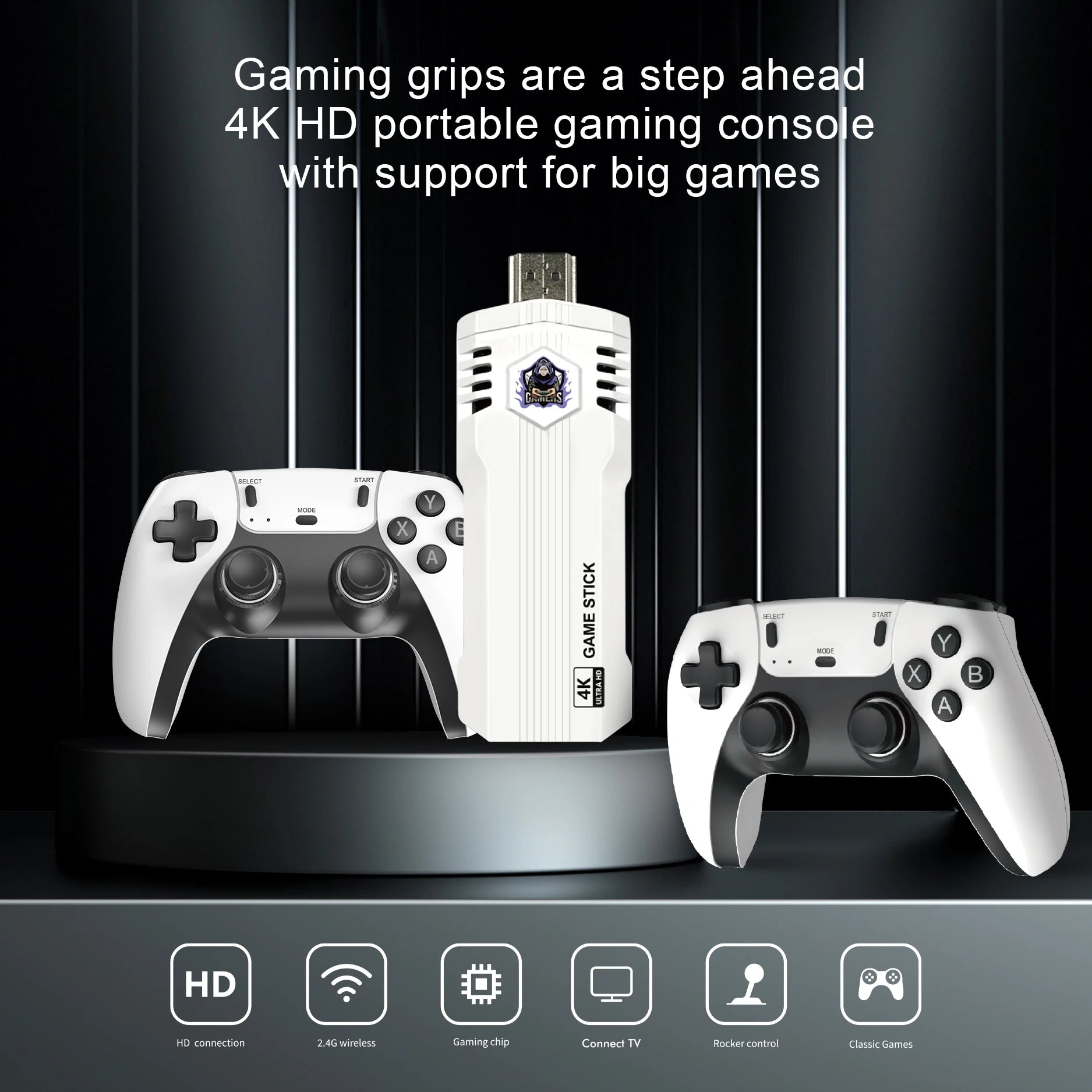 New X2L 40000 Game GD10 Pro 4K Game Player 3D HD Retro Video Game Console Wireless Controller TV 50 Emulator For Kids Gifts