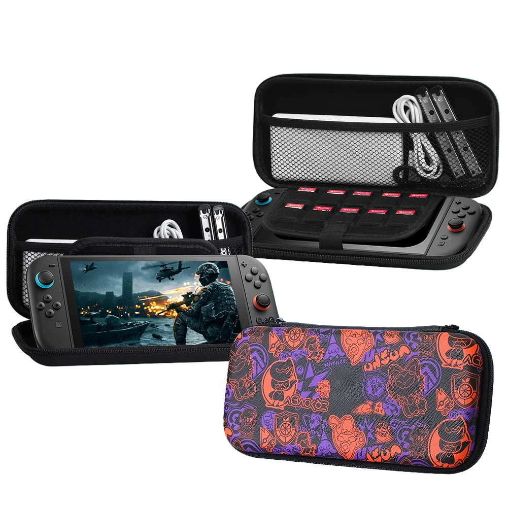 Hard-Shell Carrying Case for Switch 2 – Shockproof Travel Bag