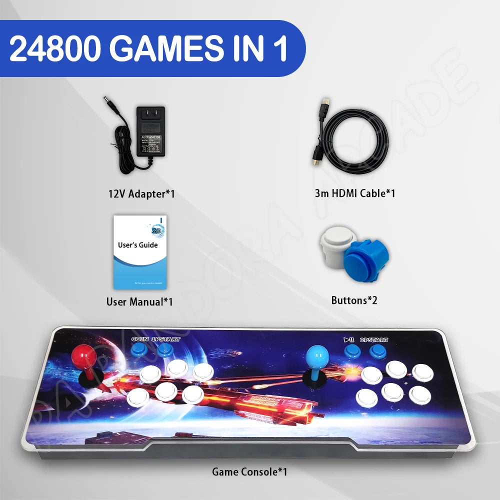 Pandora SAGA EX 3D WIFI 88s Box 36800 in 1 Save Function Multiplayer Joysticks Arcade Console Retro Video Game