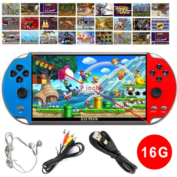 Plus 7.1" HD Handheld-Game Console – 10,000+  Classic Games