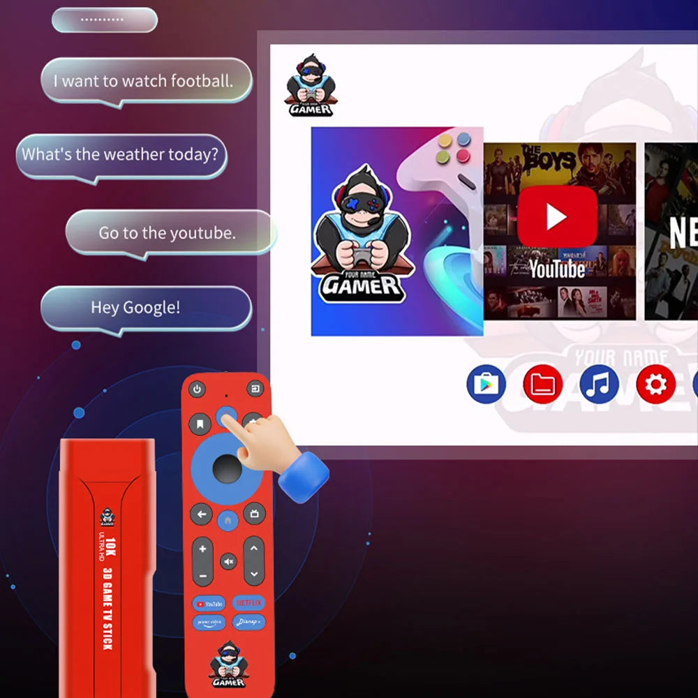 G1 Dual System 64GB 8K Retro Game Stick – 28,000+ Games, Android 13.0 TV Box