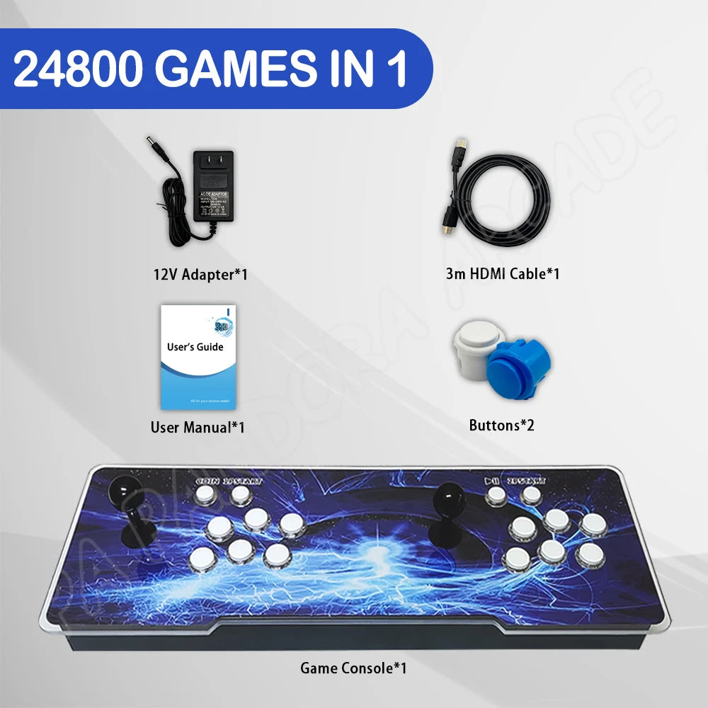 Pandora SAGA EX 3D WIFI 88s Box 36800 in 1 Save Function Multiplayer Joysticks Arcade Console Retro Video Game