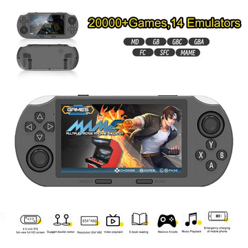 SF3000 Pro 64GB Portable Retro Handheld Console – 4.5” HD IPS Screen
