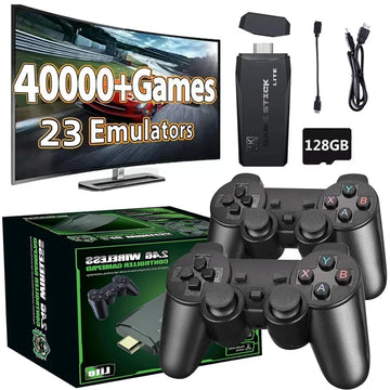 M8 128GB 4K Retro Game Stick – 40,000+ Games