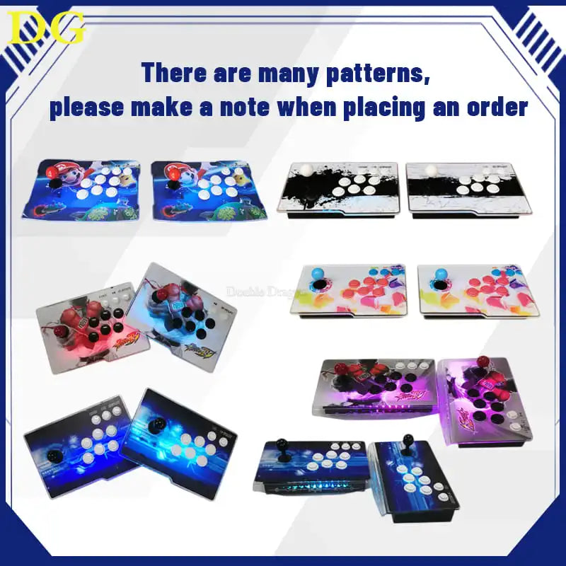 26800 in 1 Arcade Retro Game Console with 2 Separated Controller and 1 Multigame Motherboard Support English Korean Spanish 3D