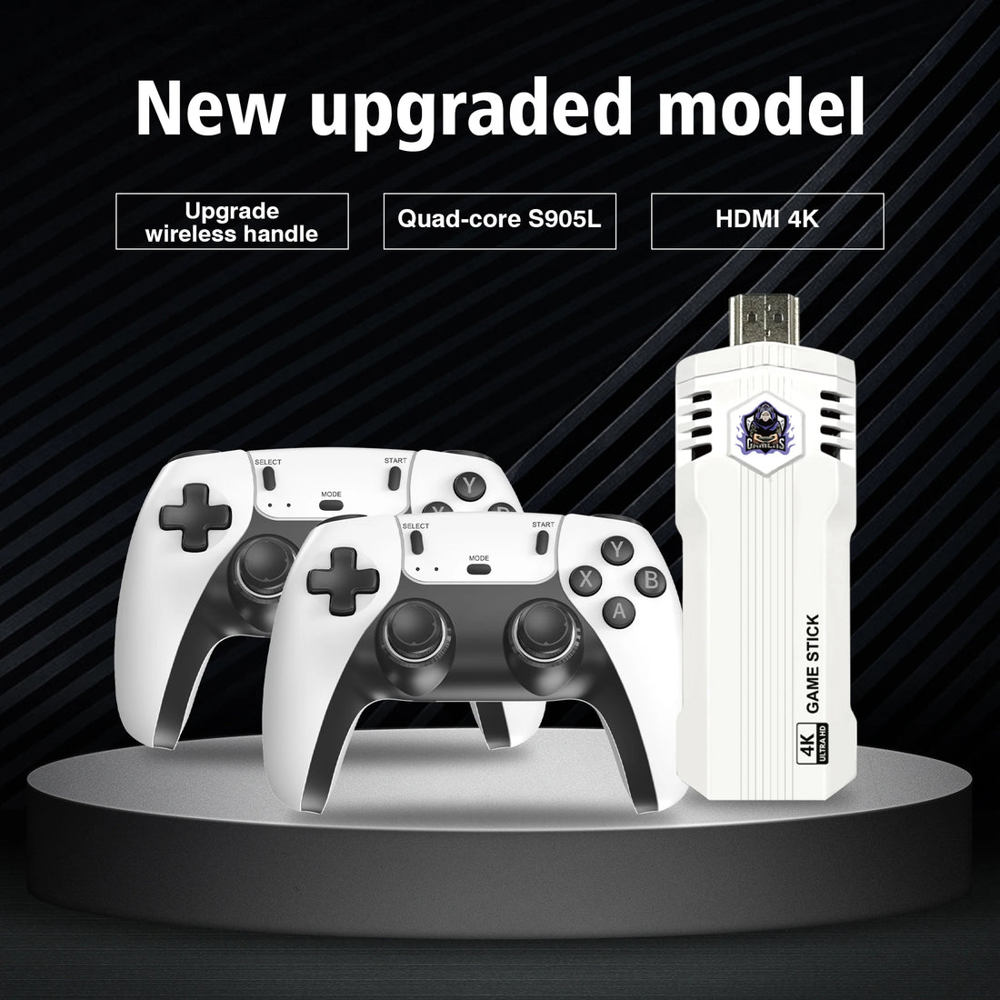 New X2L 40000 Game GD10 Pro 4K Game Player 3D HD Retro Video Game Console Wireless Controller TV 50 Emulator For Kids Gifts