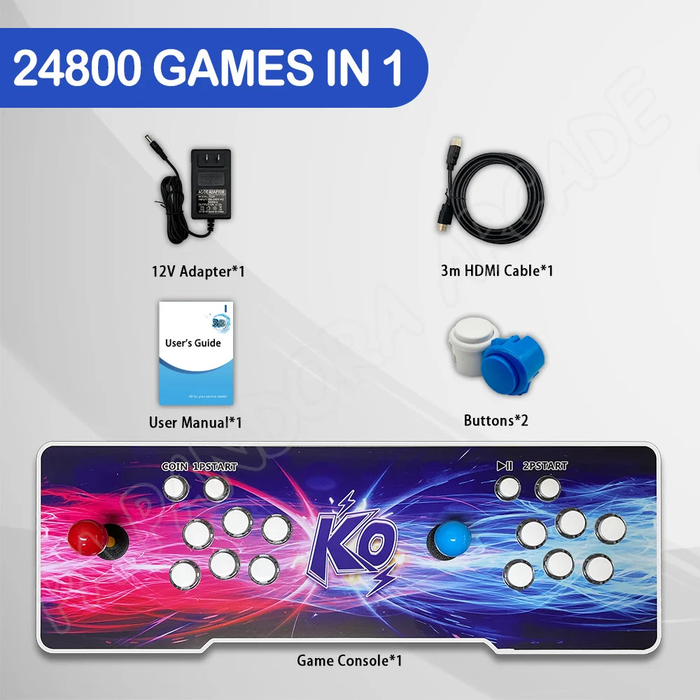 Pandora SAGA EX 3D WIFI 88s Box 36800 in 1 Save Function Multiplayer Joysticks Arcade Console Retro Video Game