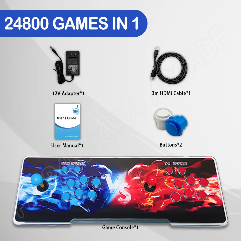 Pandora SAGA EX 3D WIFI 88s Box 36800 in 1 Save Function Multiplayer Joysticks Arcade Console Retro Video Game