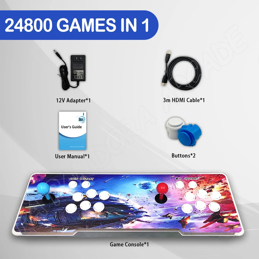 Pandora SAGA EX 3D WIFI 88s Box 36800 in 1 Save Function Multiplayer Joysticks Arcade Console Retro Video Game