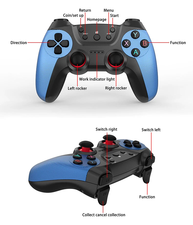 X2 256GB 4K Retro Game Stick – 60,000+ Games & 30+ Emulators with Dual Wireless Controllers