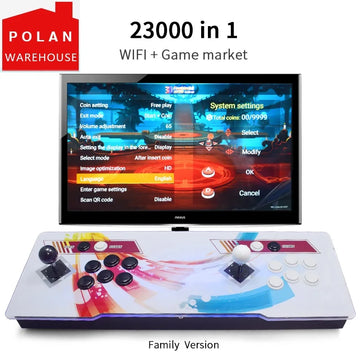 Pandora Box 3D WiFi Arcade Machine 23000 Games S812 Zero Delay 6 Buttons Joystick 2 Player Controller Arcade Console