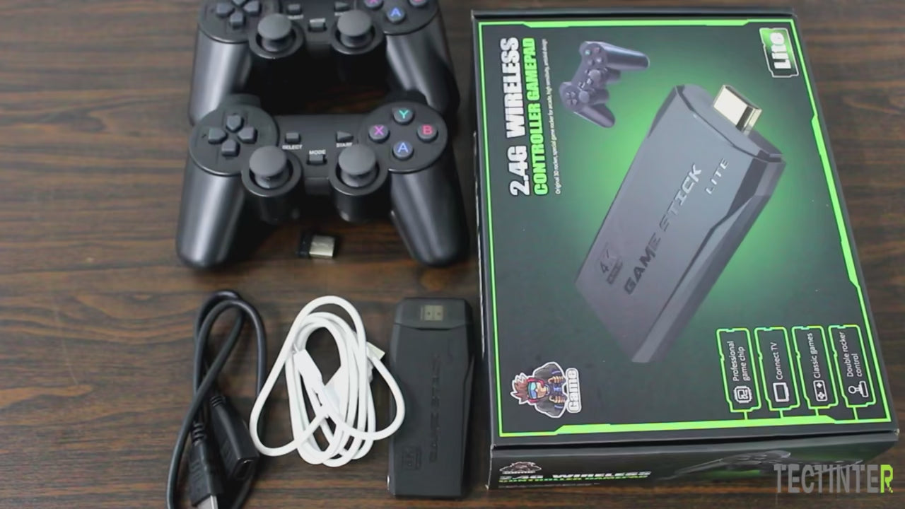 M8 128GB 4K Retro Game Stick – 40,000+ Games